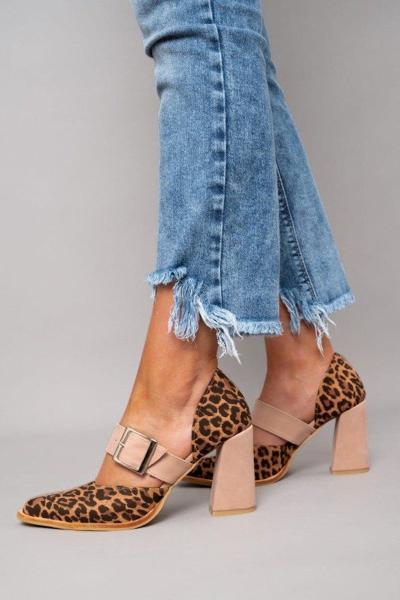 Elance™ | Luxe Leopard Suede Sandals
