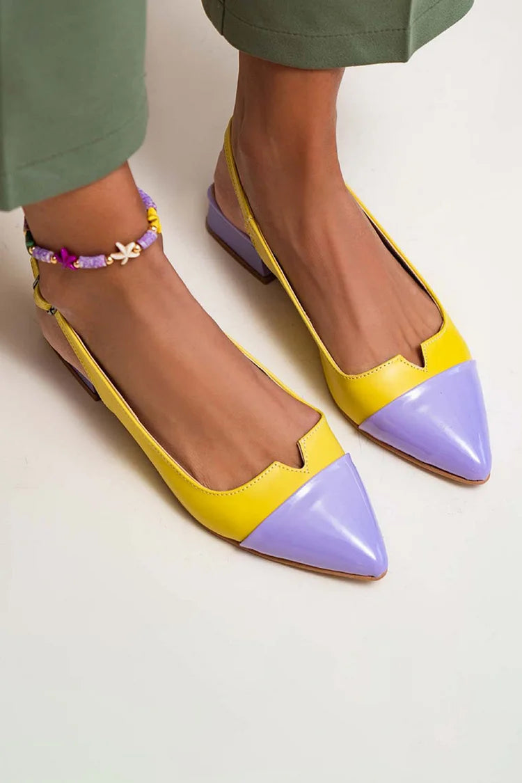 Elance™ | Chic Two-Tone Ballet Flats