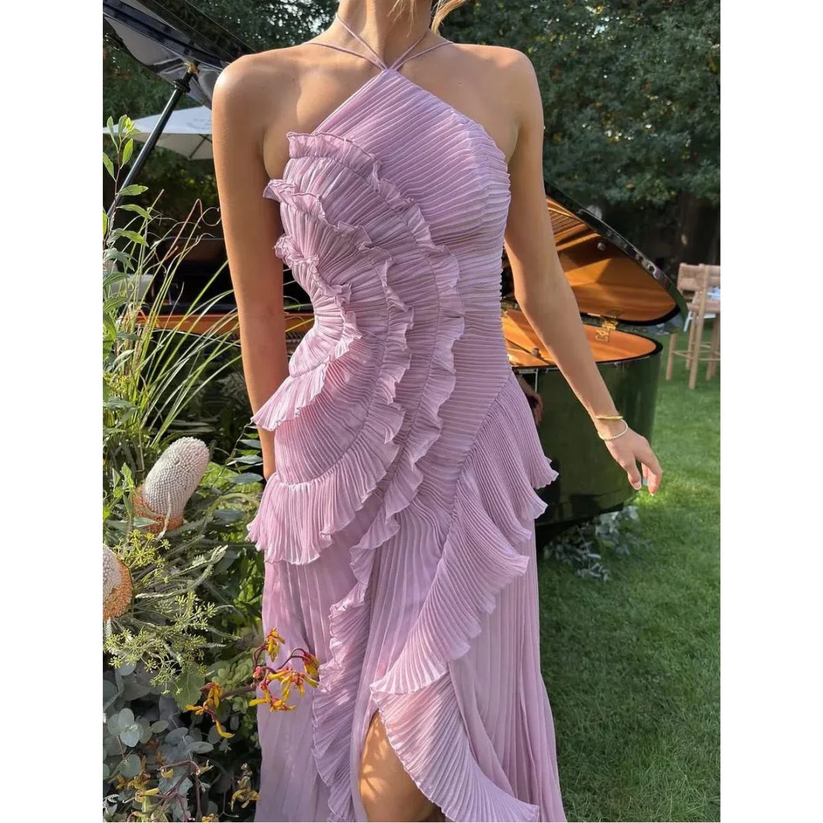 Elance™ | Ruffled Long Dress