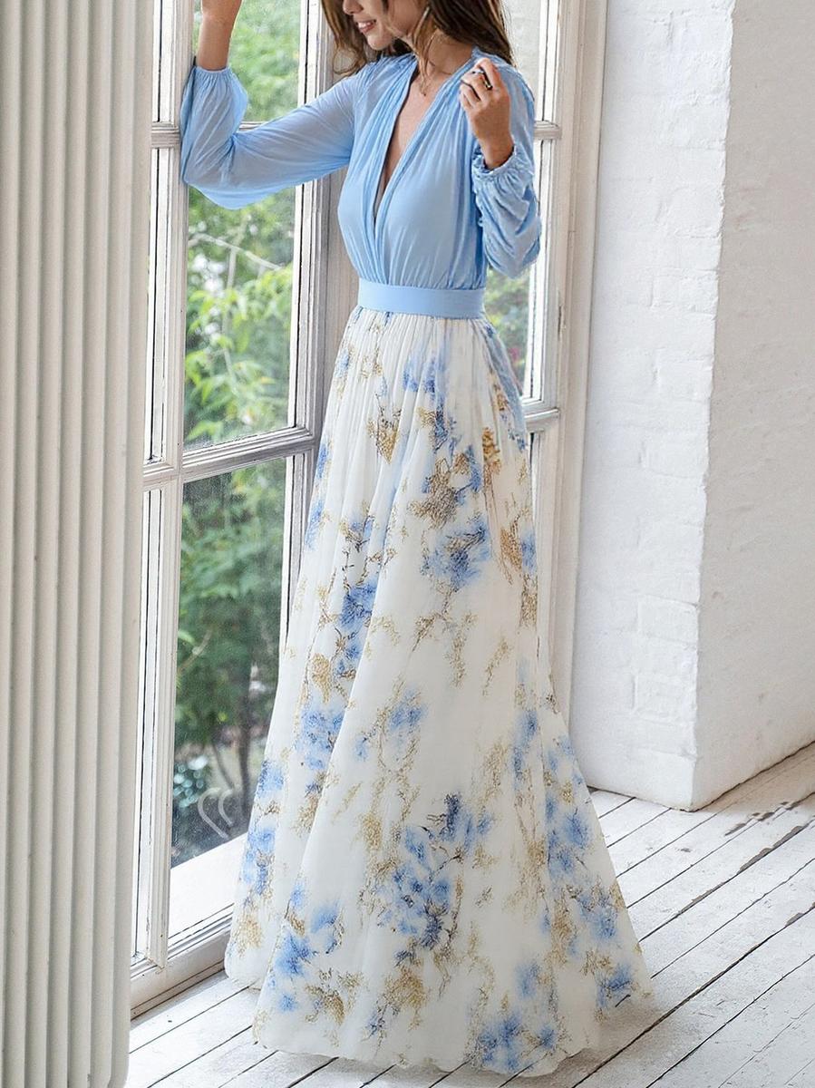 Elance™ | Floral Print Maxi Dress