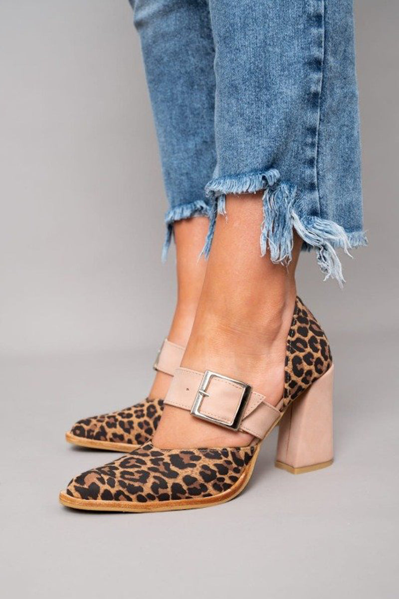 Elance™ | Luxe Leopard Suede Sandals