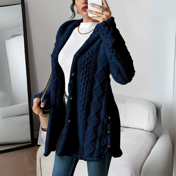 Carla™ | Luxe Hooded Cardigan