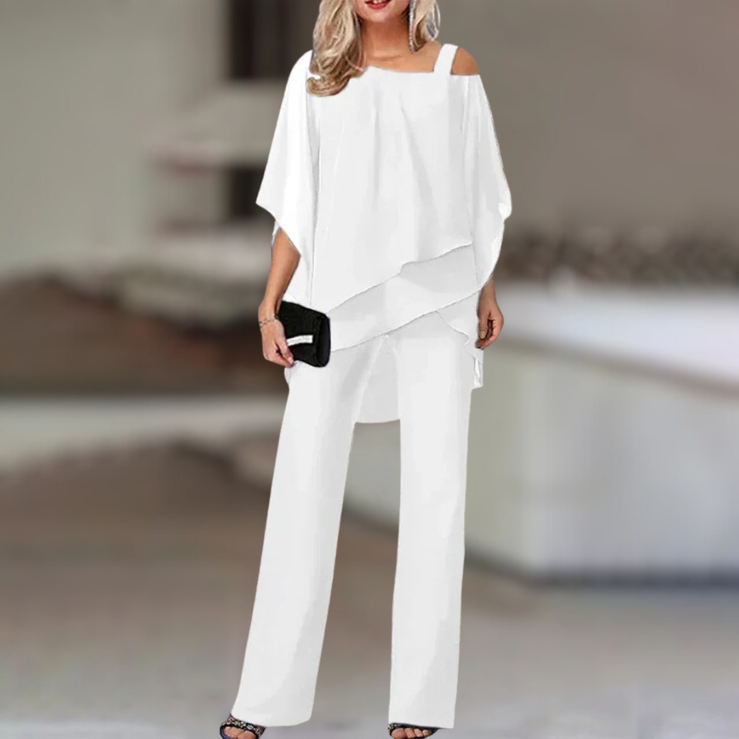 Monique | Elegant Women's Chiffon Set