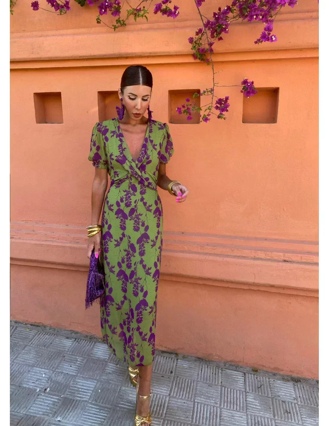 Elance™ | Elegant Women's Printed Dress