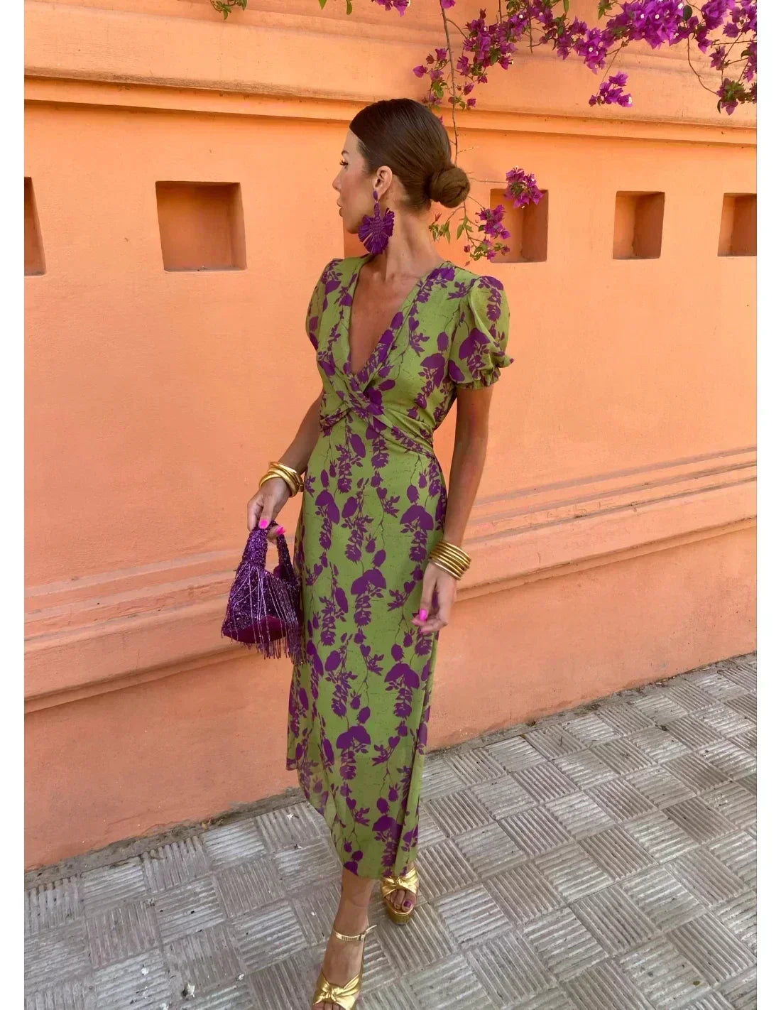 Elance™ | Elegant Women's Printed Dress