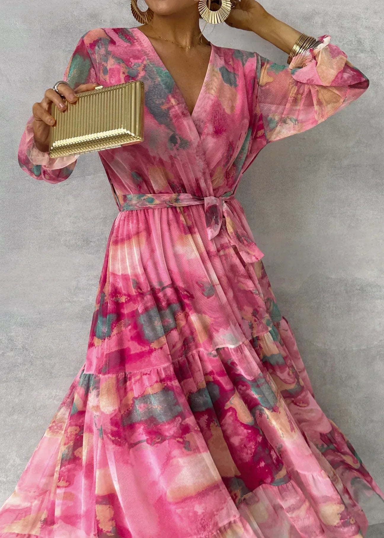 Elance™ | Floral Wrap Dress