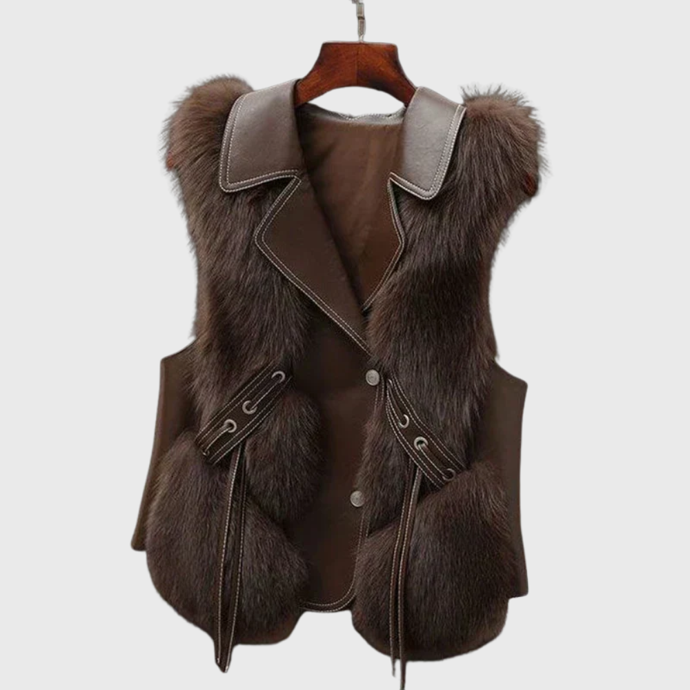 Maeva™ | Elegant Leather Vest