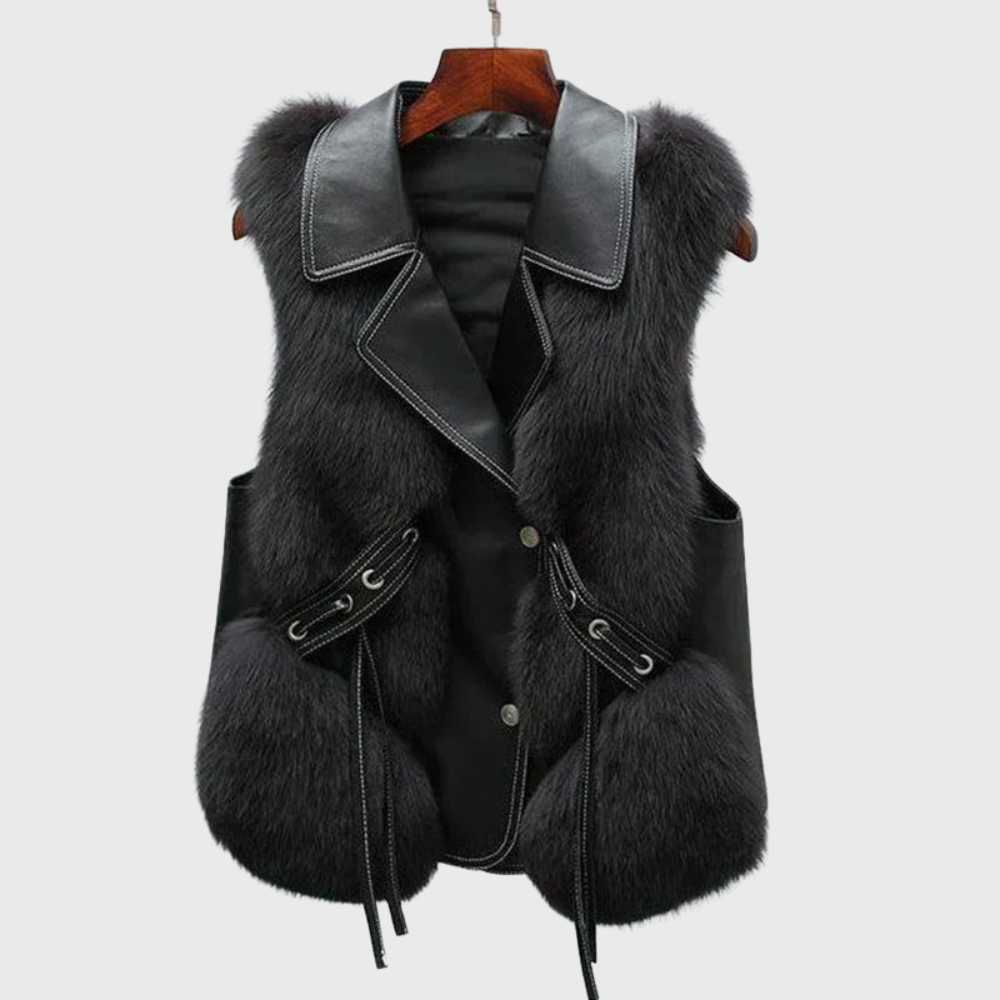 Maeva™ | Elegant Leather Vest