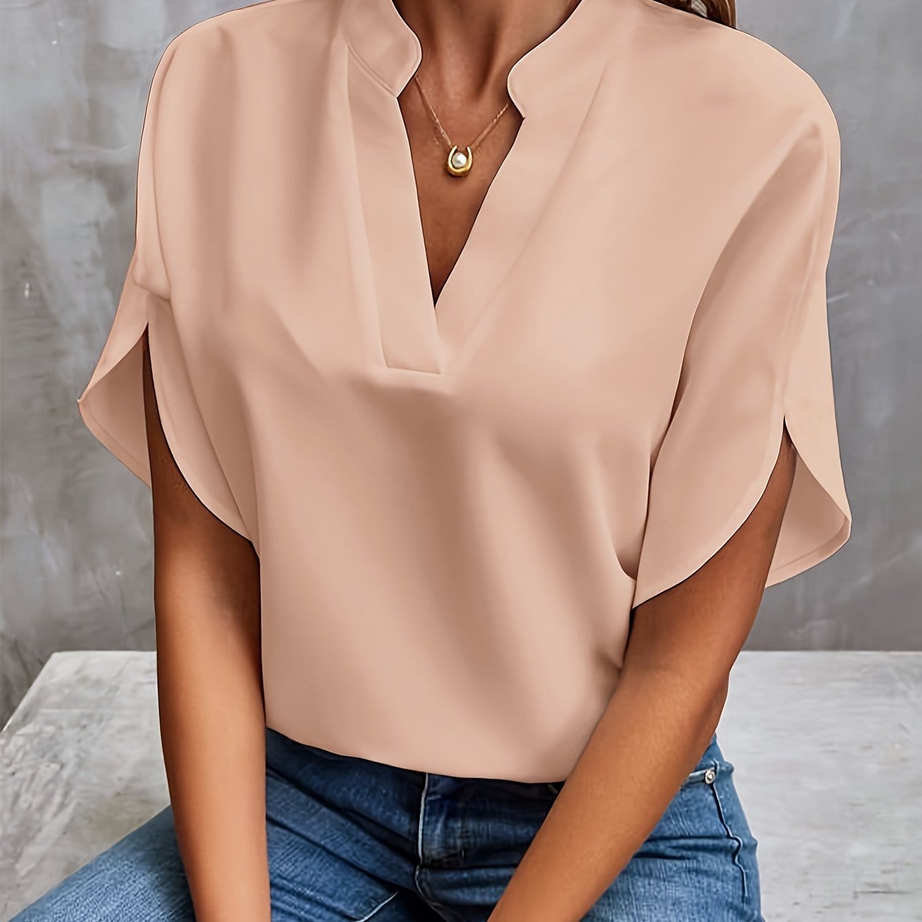 Ava&Claire | Eliana Draped Blouse