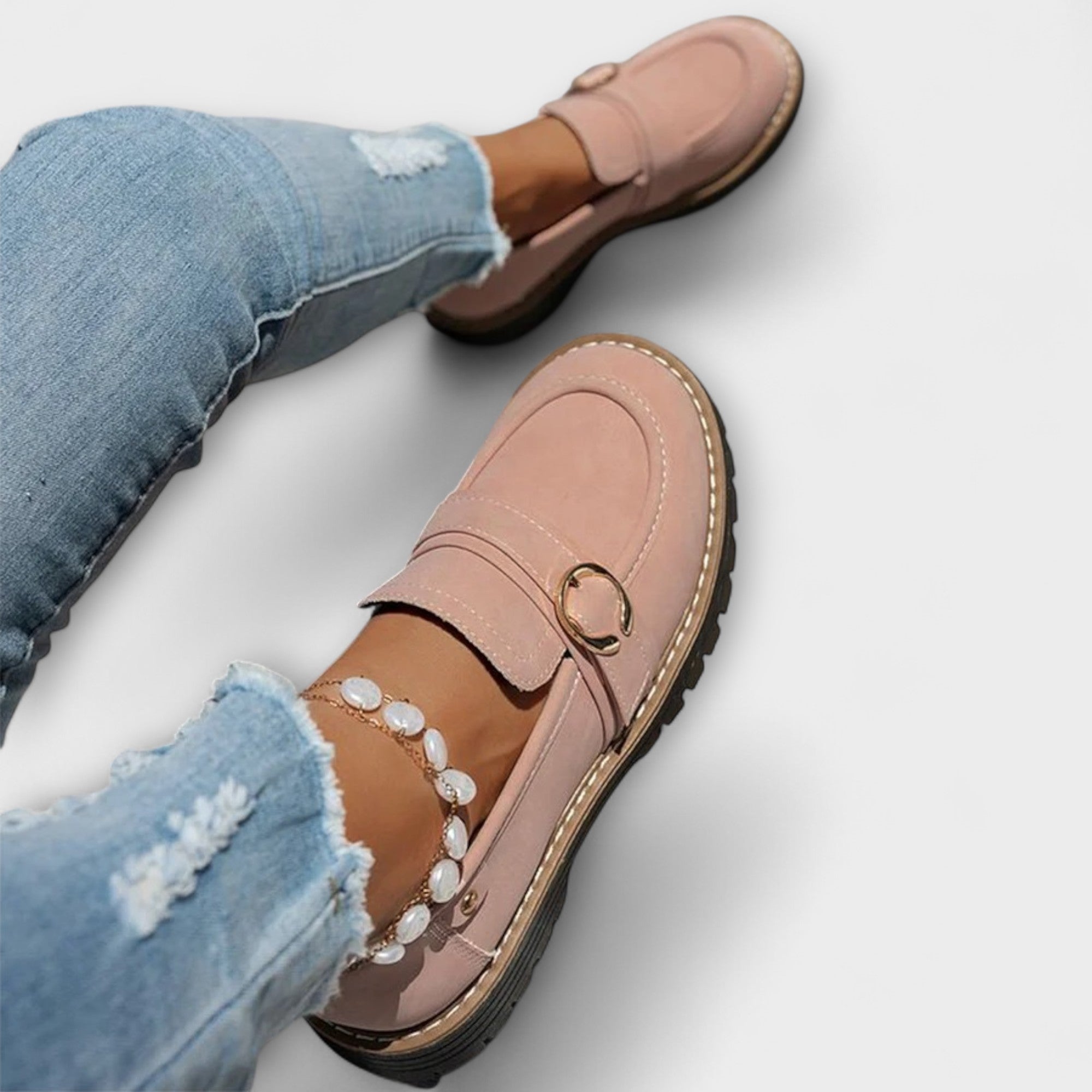 Elance™ | Elegant Rounded Toe Loafers