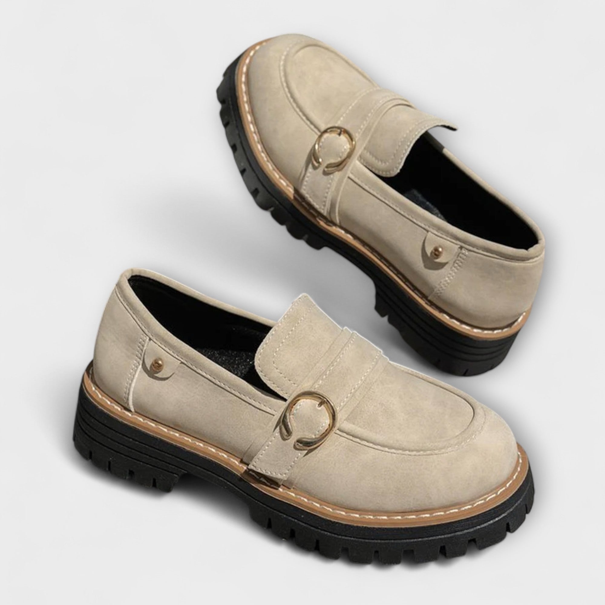Elance™ | Elegant Rounded Toe Loafers