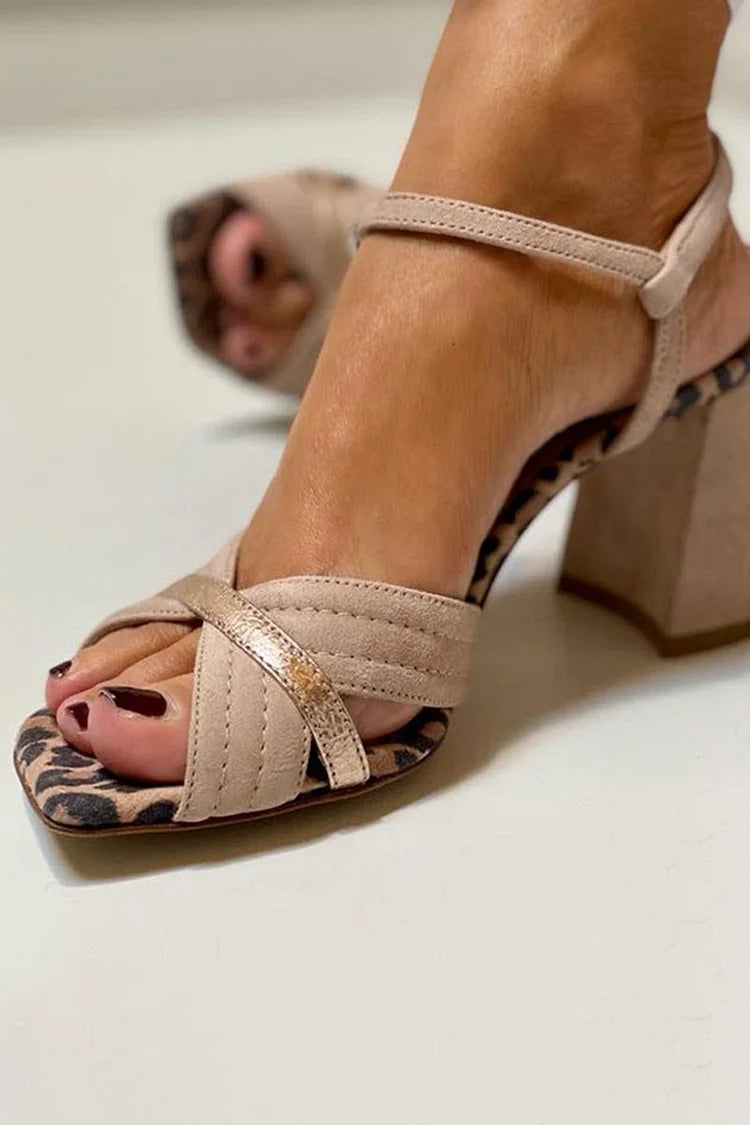 Elance™ | Cross Strap Heel Sandals