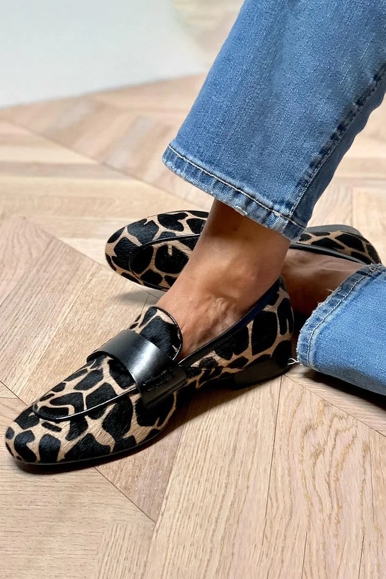 Elance™ | Luxe Animal Print Loafers