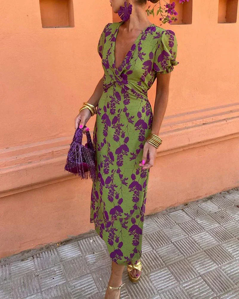 Elance™ | Elegant Women's Printed Dress