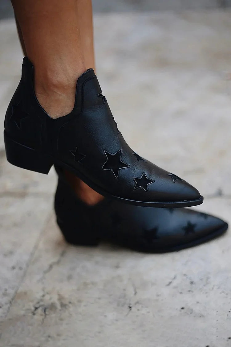 Elance™ | Texan Star Ankle Boots