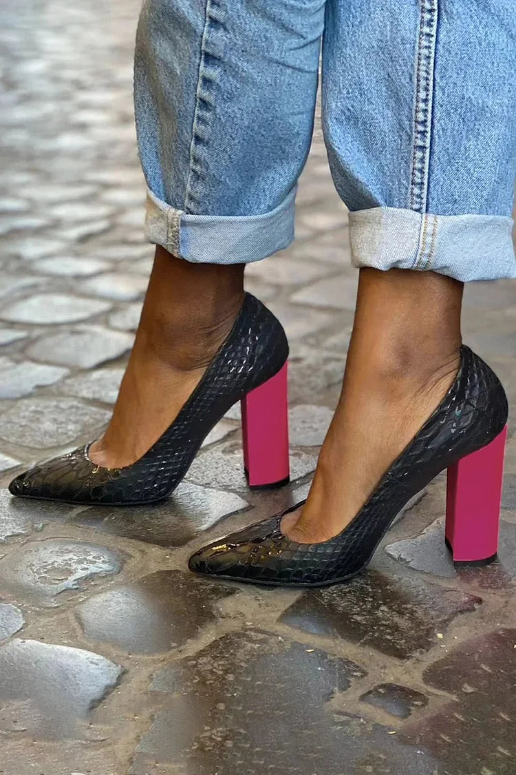 Elance™ | Fluorescent Heel Pumps