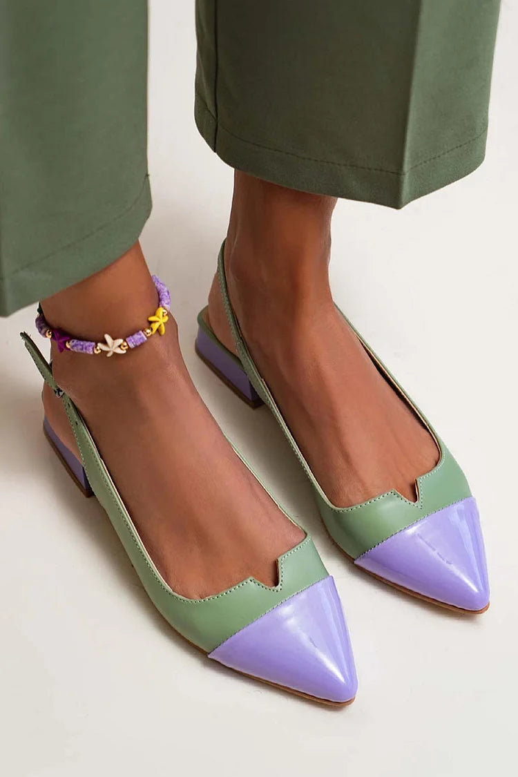 Elance™ | Chic Two-Tone Ballet Flats