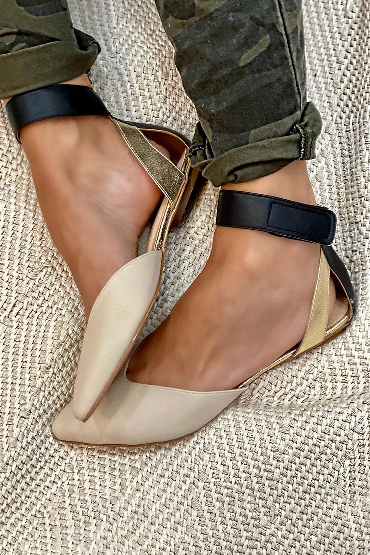 Elance™ | Elegant Ankle Strap Flats