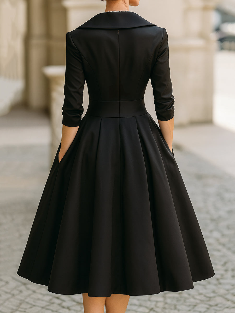 Ava&Claire | Lina Midi Satin Dress