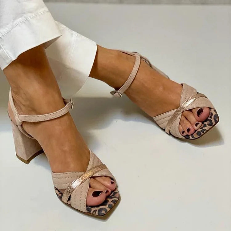 Elance™ | Cross Strap Heel Sandals