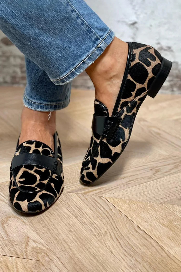 Elance™ | Luxe Animal Print Loafers