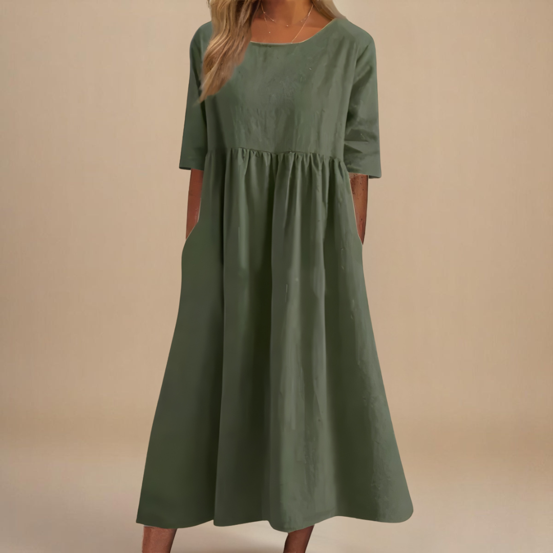 Ava&Claire | Sofia™ Flattering Cotton Dress