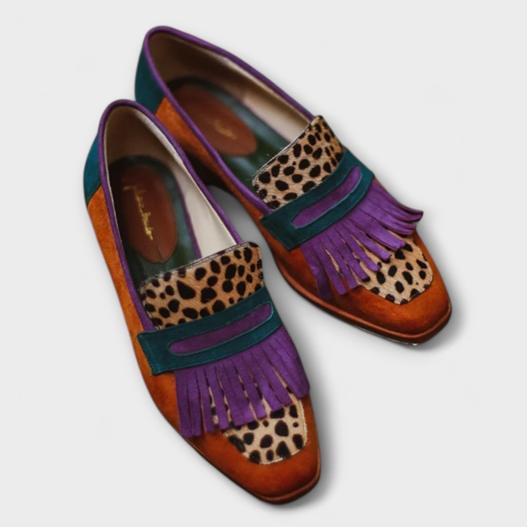 Elance™ | Luxe Leopard Print Loafers