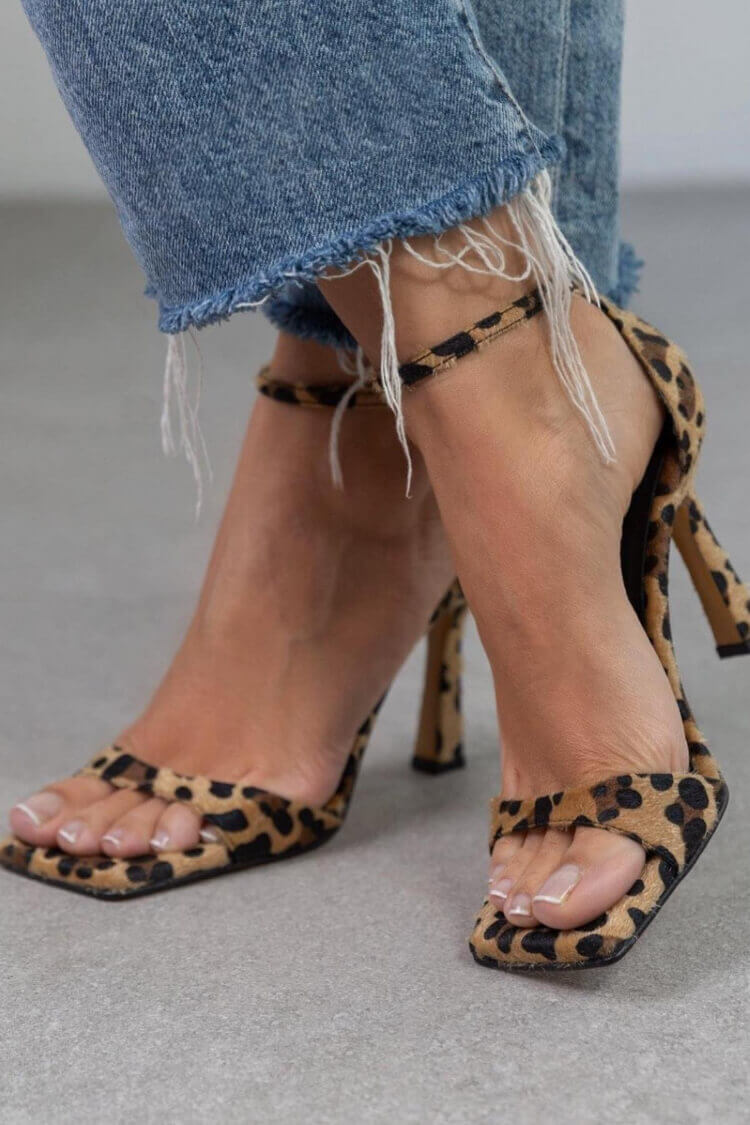 Elance™ | Chic Animal Print Sandals