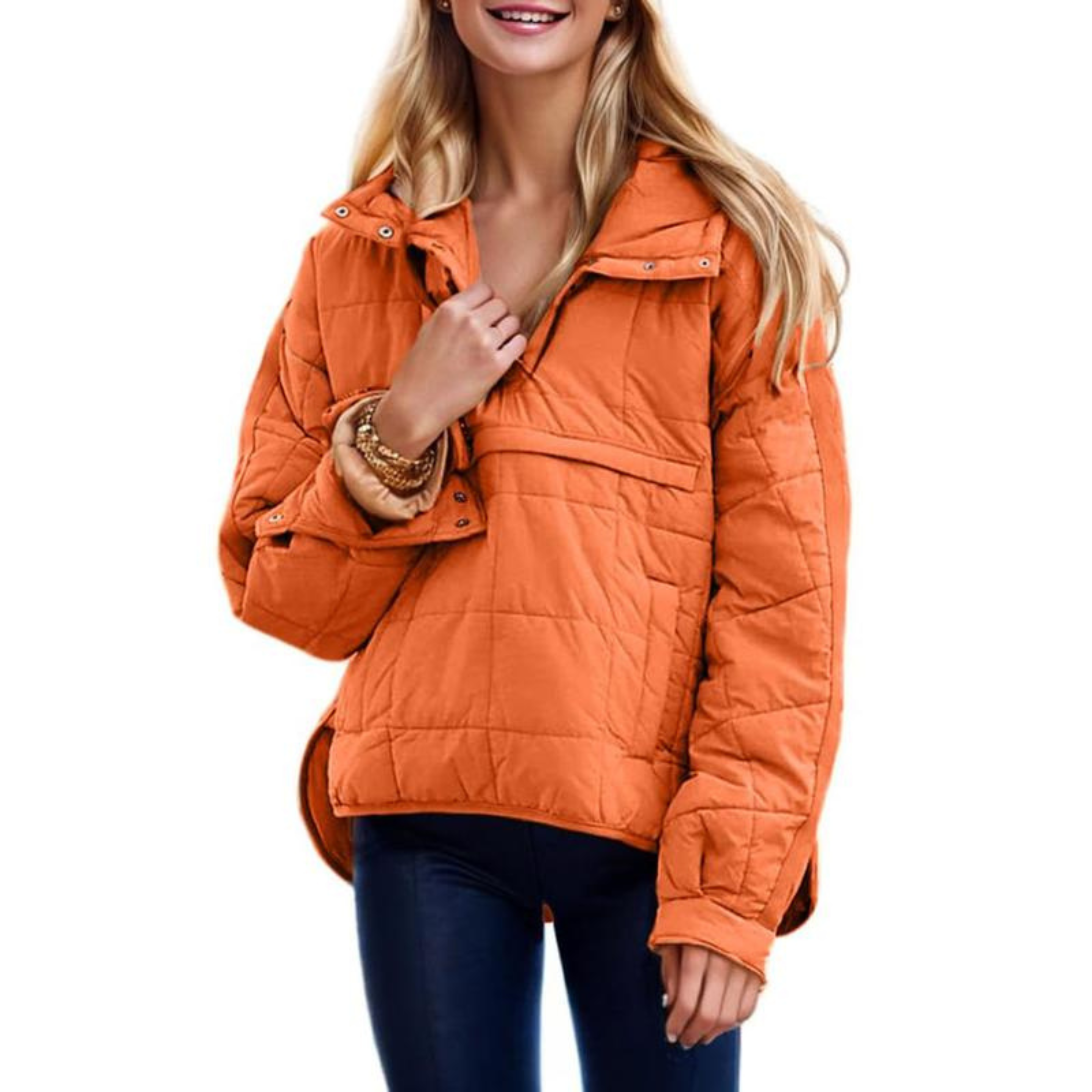 Ava&Claire™ – Oversized Hooded Pullover Hooded Jacket