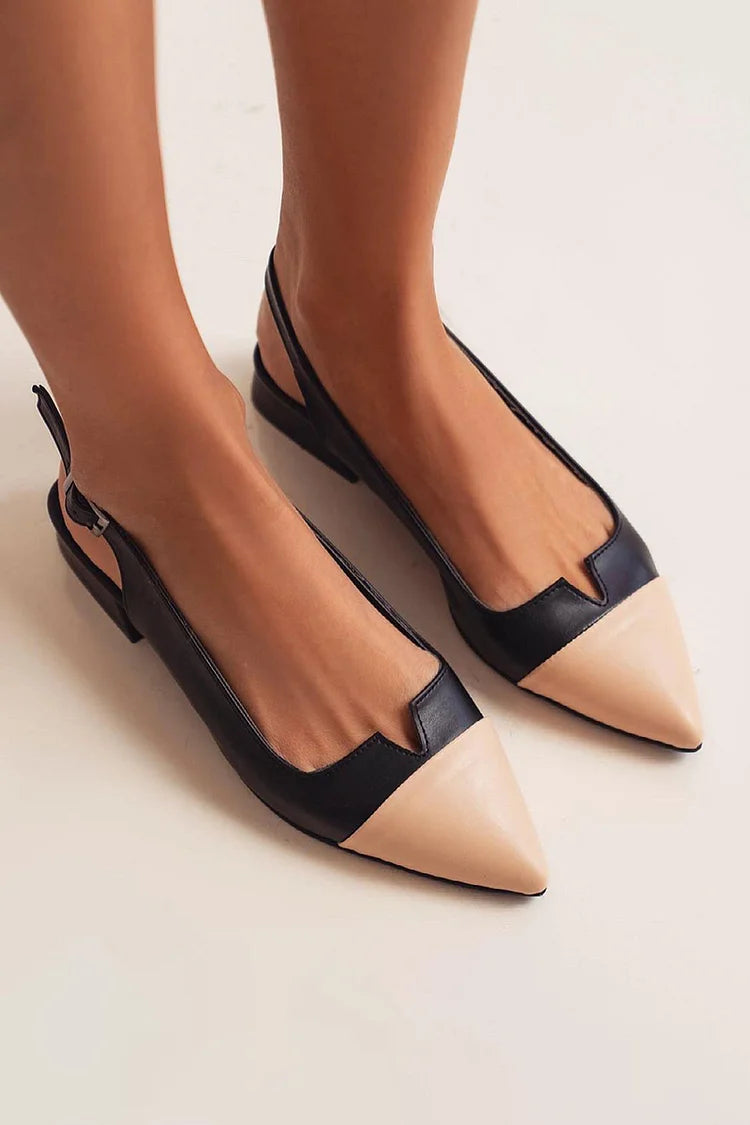 Elance™ | Chic Two-Tone Ballet Flats
