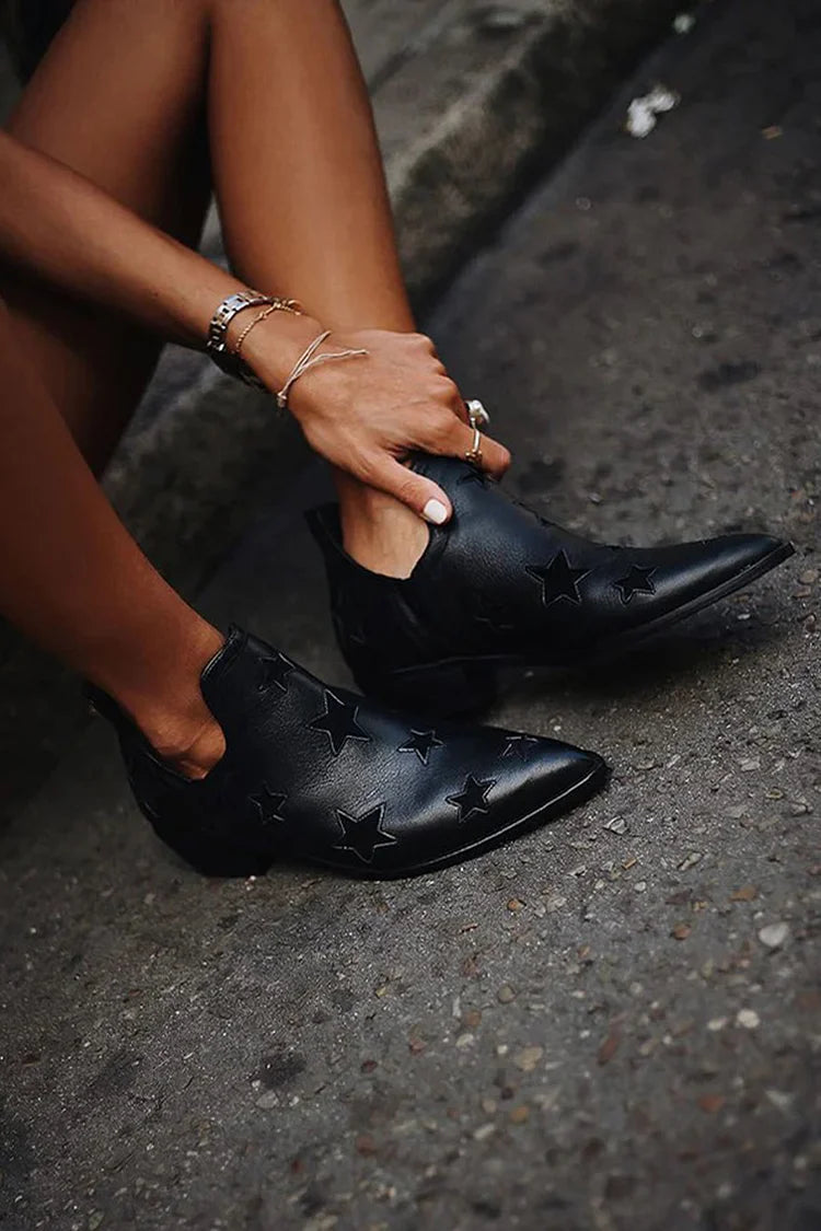 Elance™ | Texan Star Ankle Boots