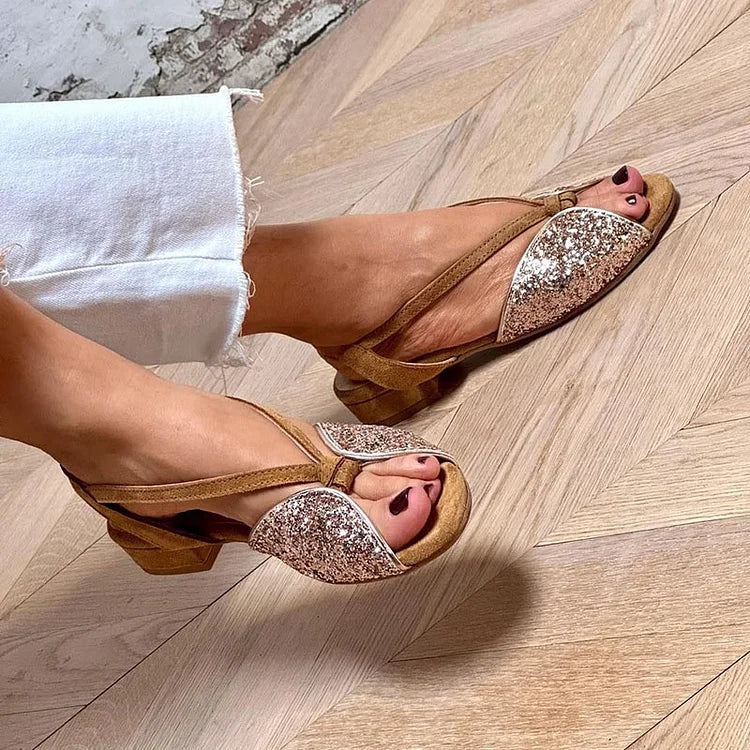 Elance™ | Chic Glitter Sandals