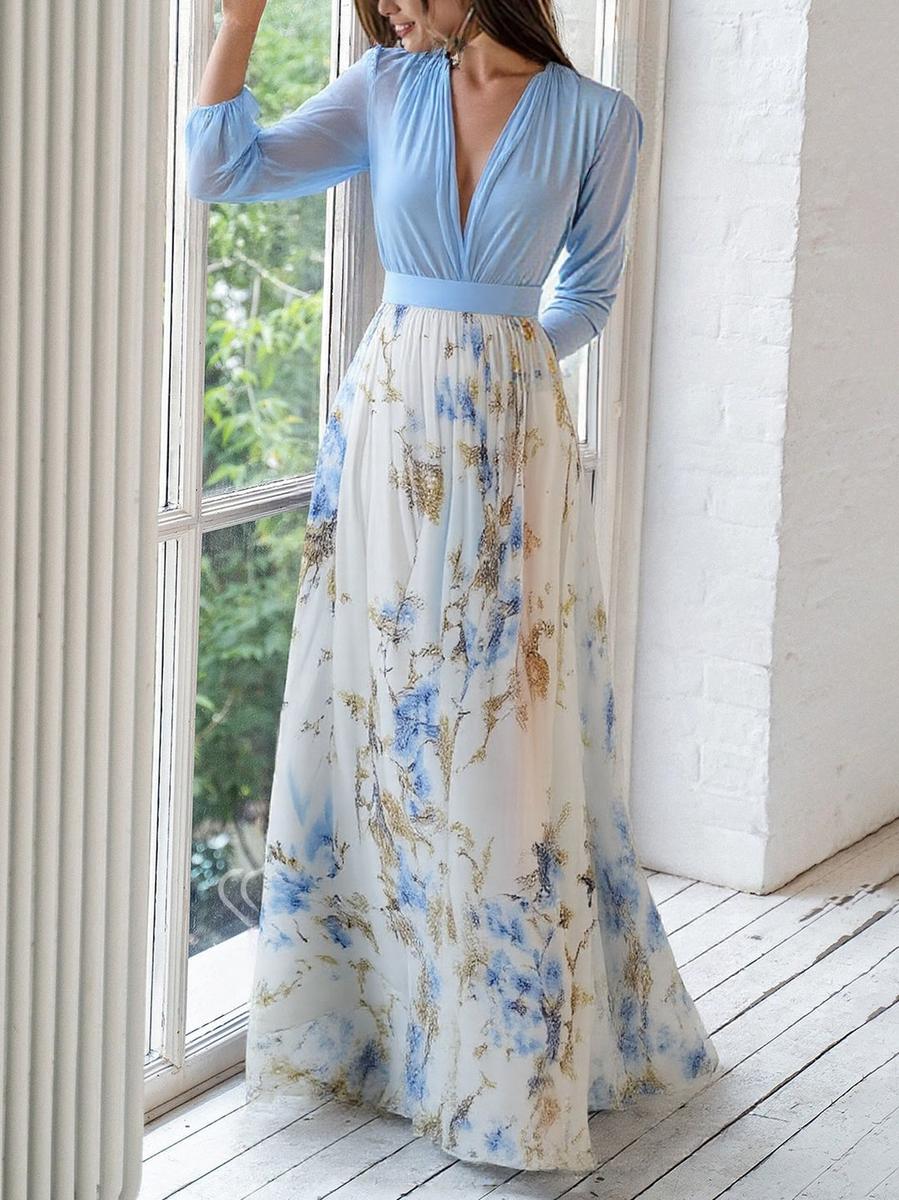 Elance™ | Floral Print Maxi Dress