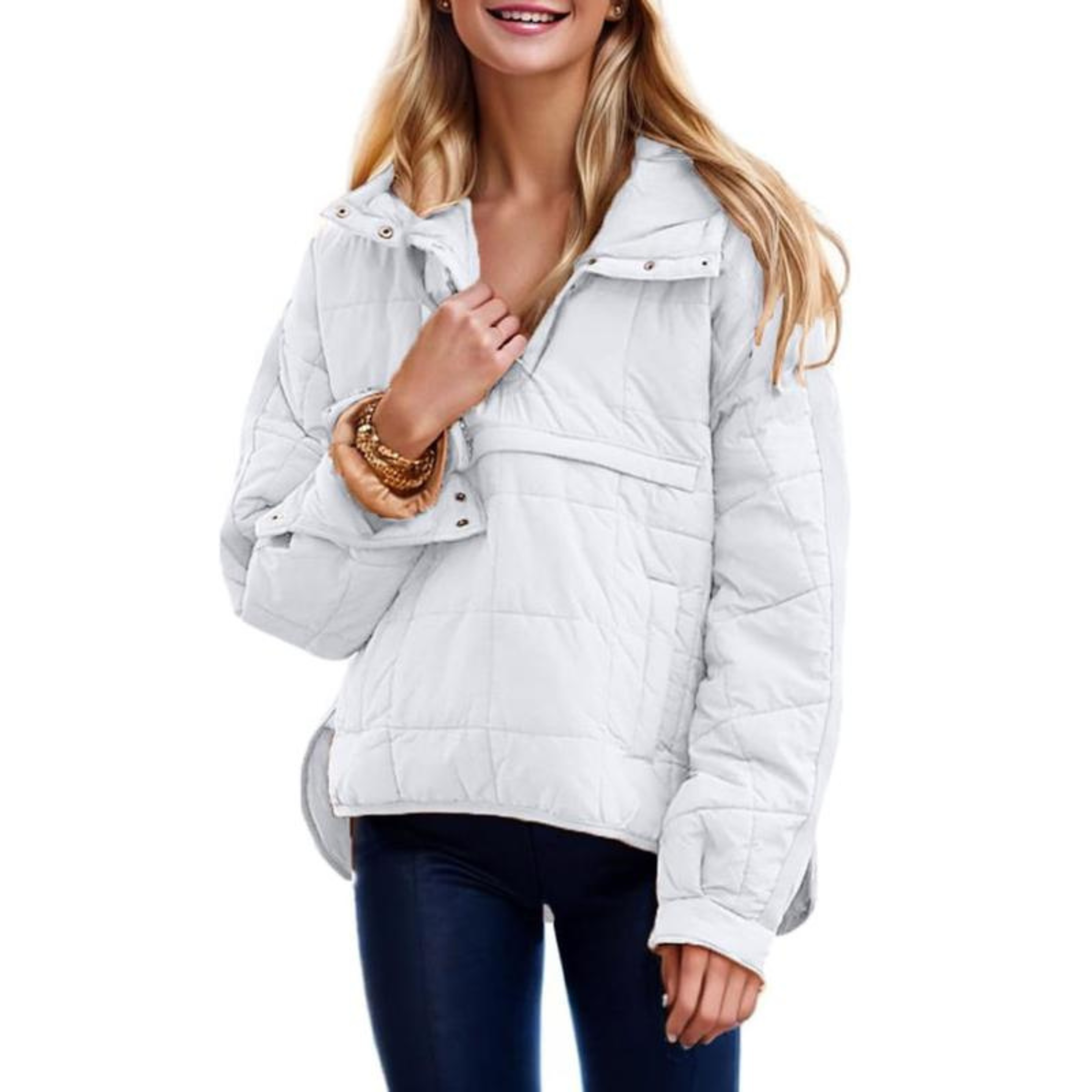 Ava&Claire™ – Oversized Hooded Pullover Hooded Jacket