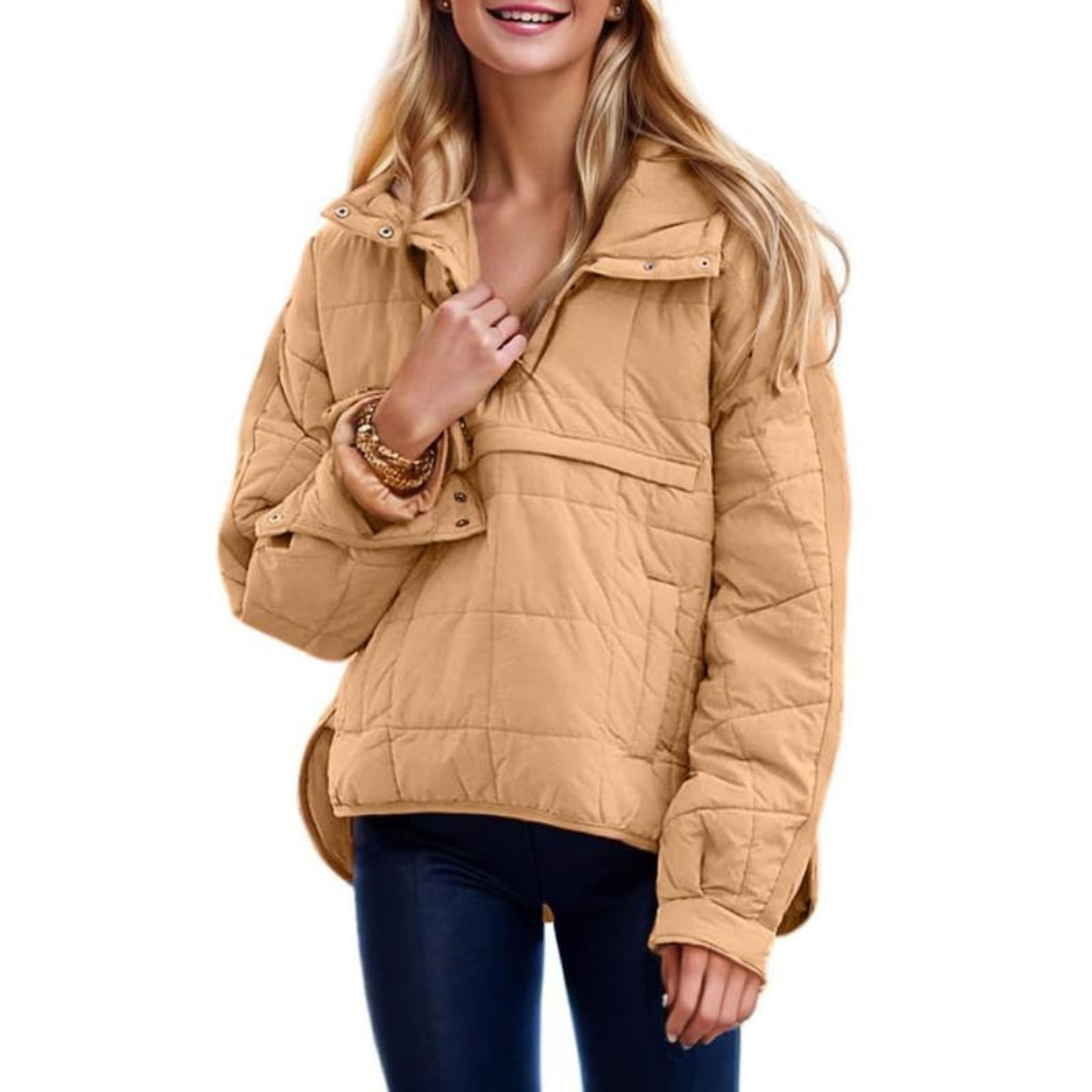 Ava&Claire™ – Oversized Hooded Pullover Hooded Jacket