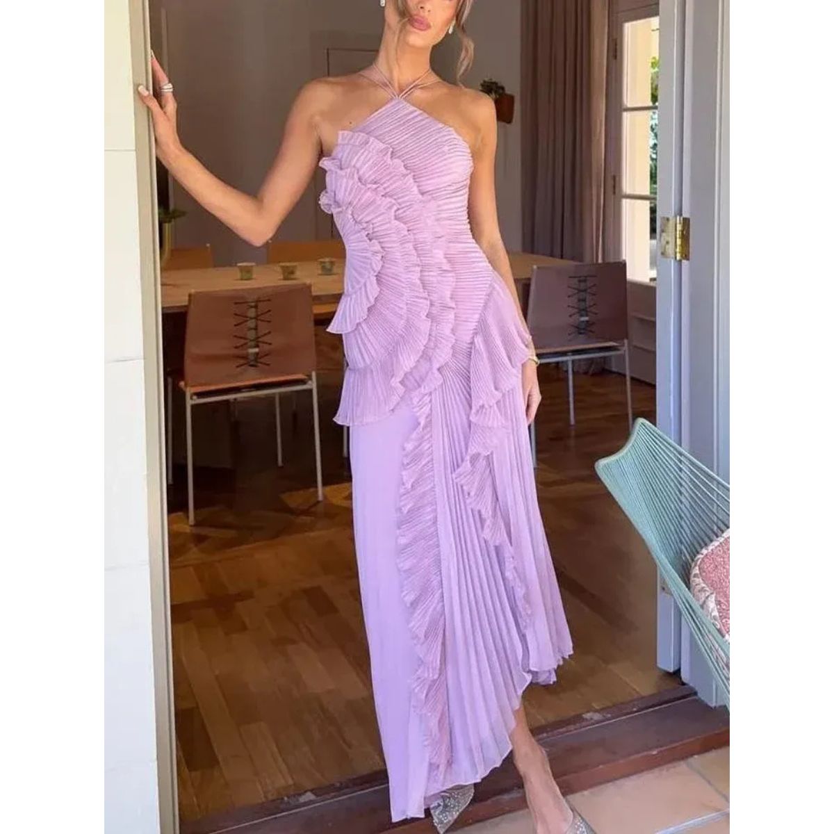 Elance™ | Ruffled Long Dress
