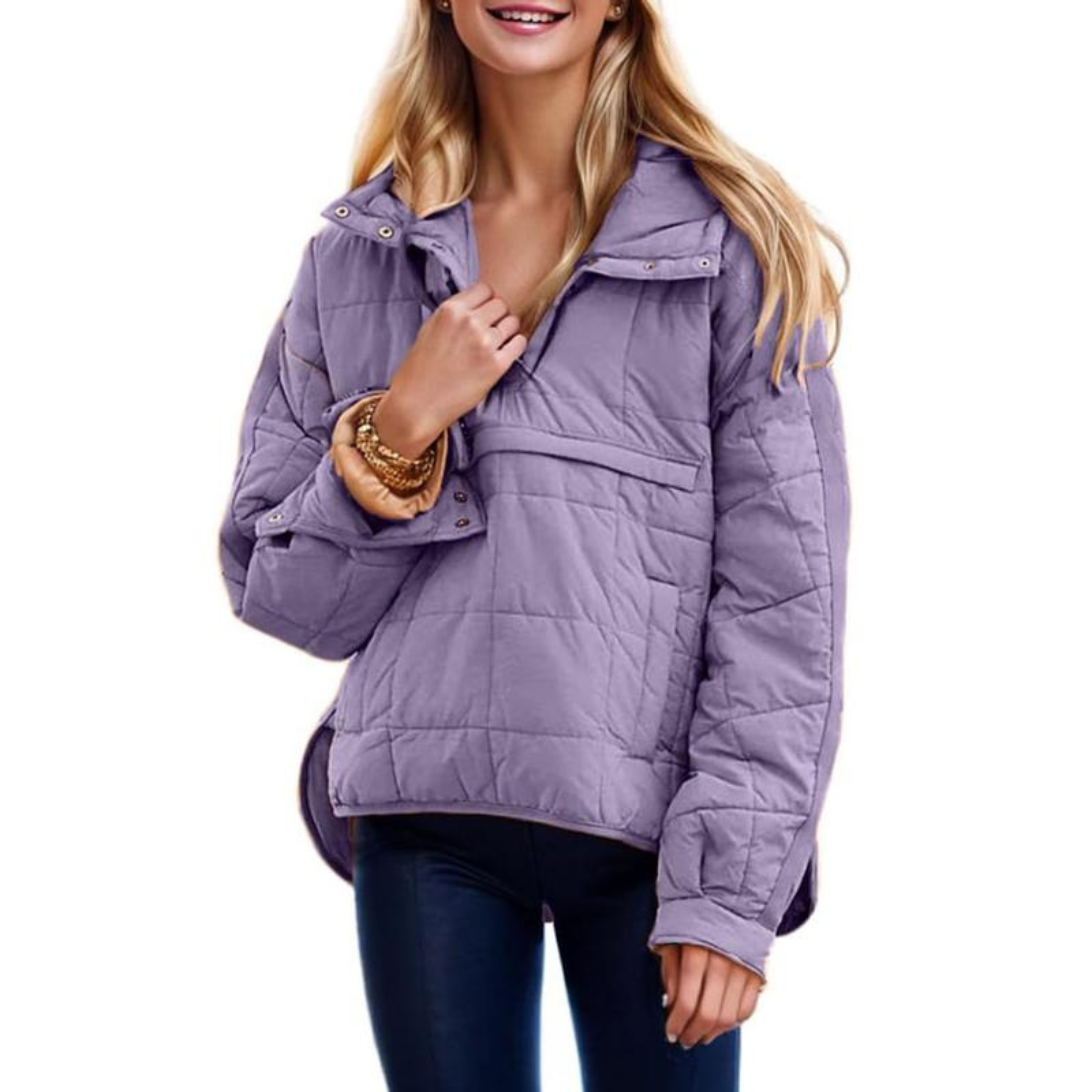 Ava&Claire™ – Oversized Hooded Pullover Hooded Jacket