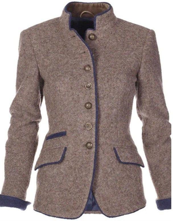 Ava&Claire | Valeria  Elegant cardigan with high collar