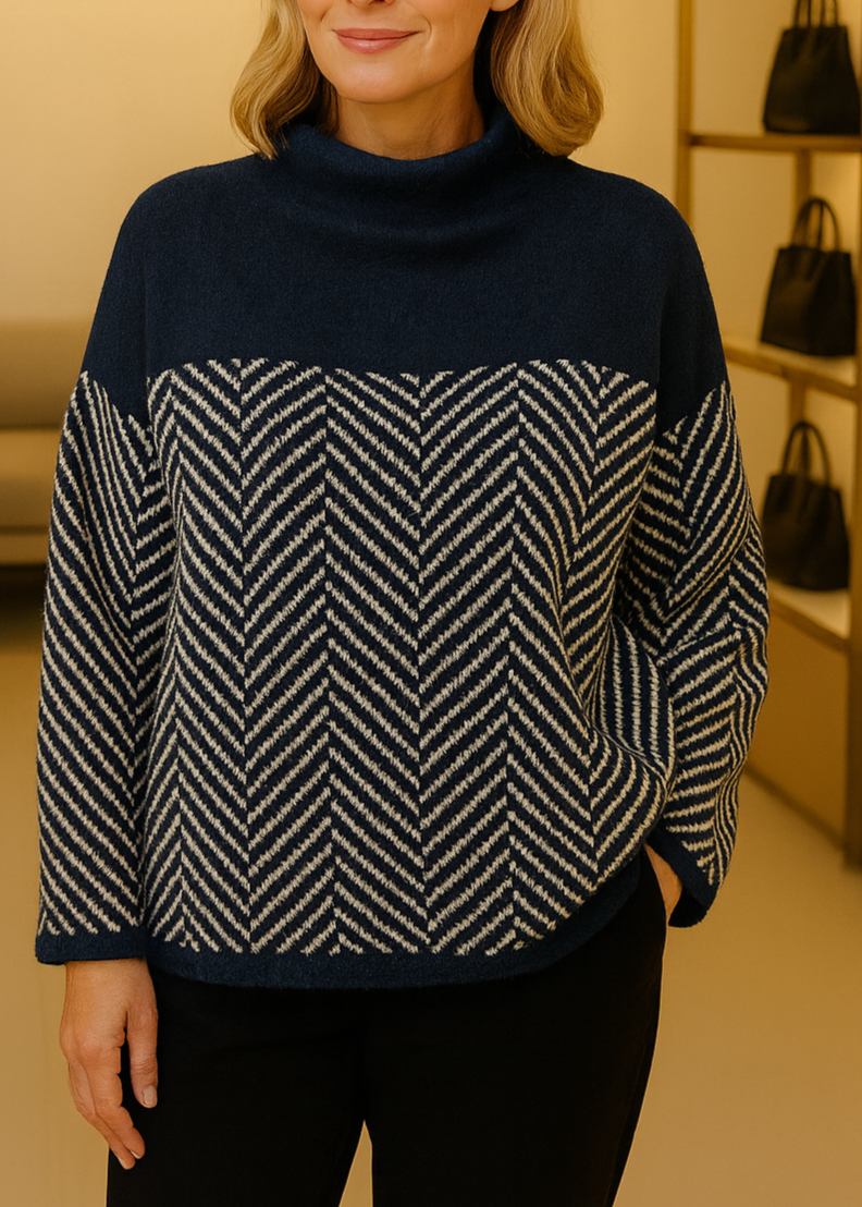 Malene | Cotton Turtleneck Sweater