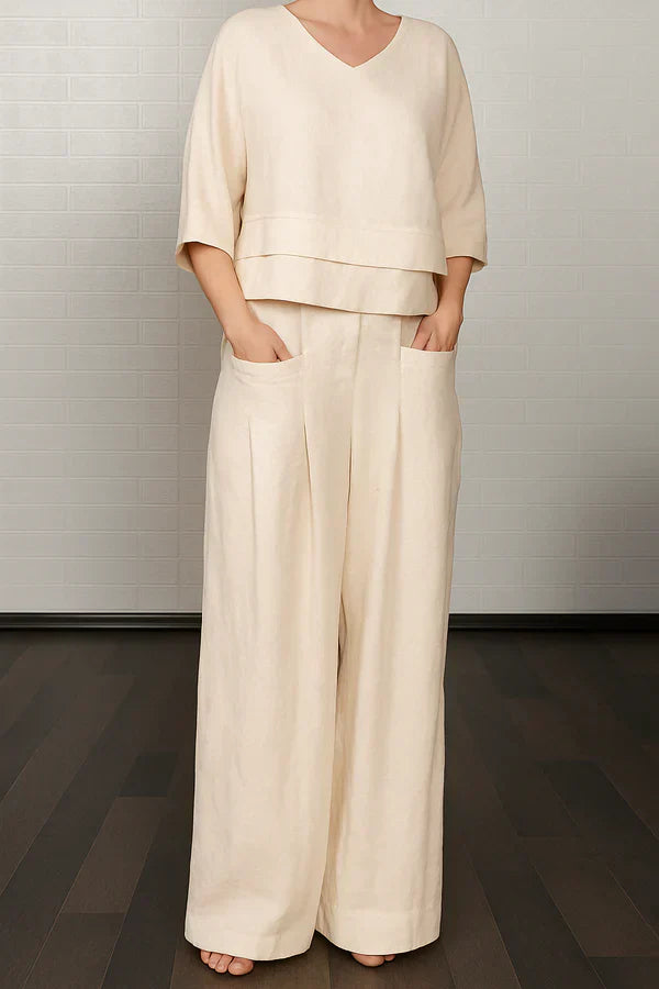 Ava&Claire - Akira Elegant Casual Two Piece Set