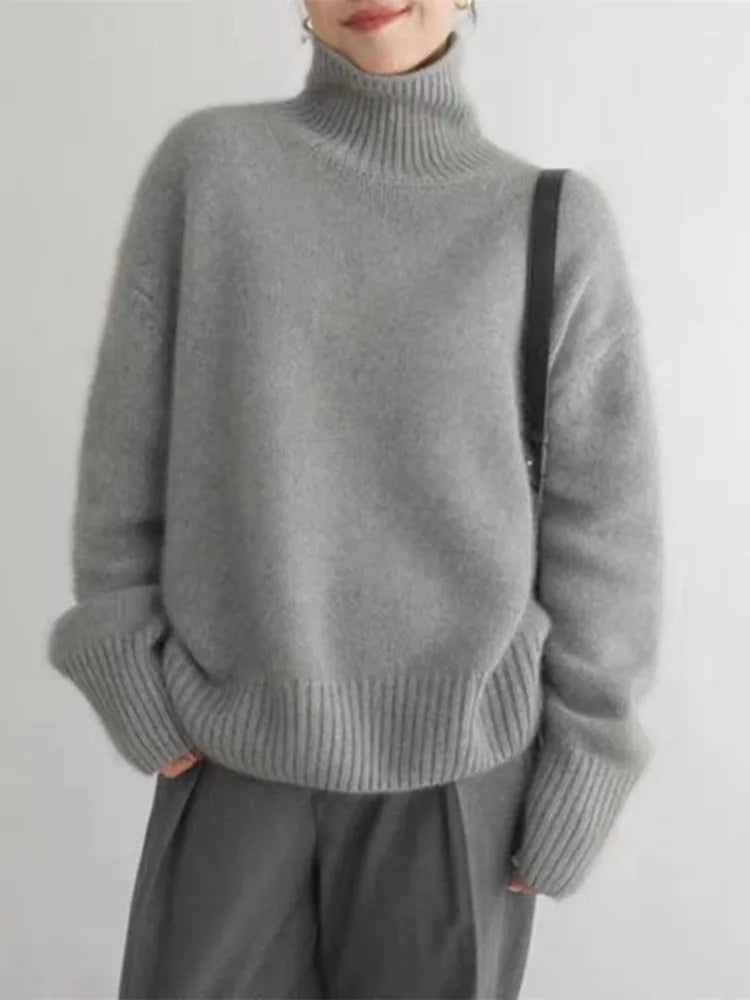 Ava&Claire | Isabella High Neck Sweater
