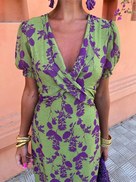 Elance™ | Elegant Women's Printed Dress