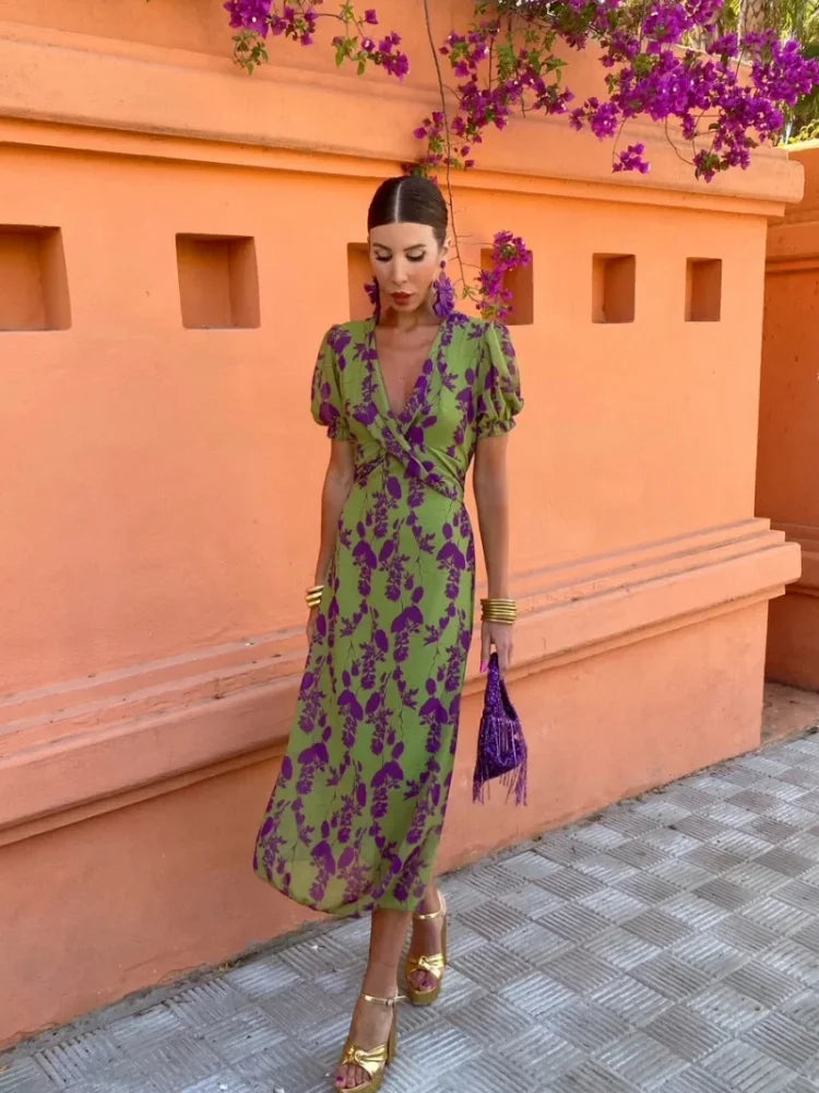 Elance™ | Elegant Women's Printed Dress