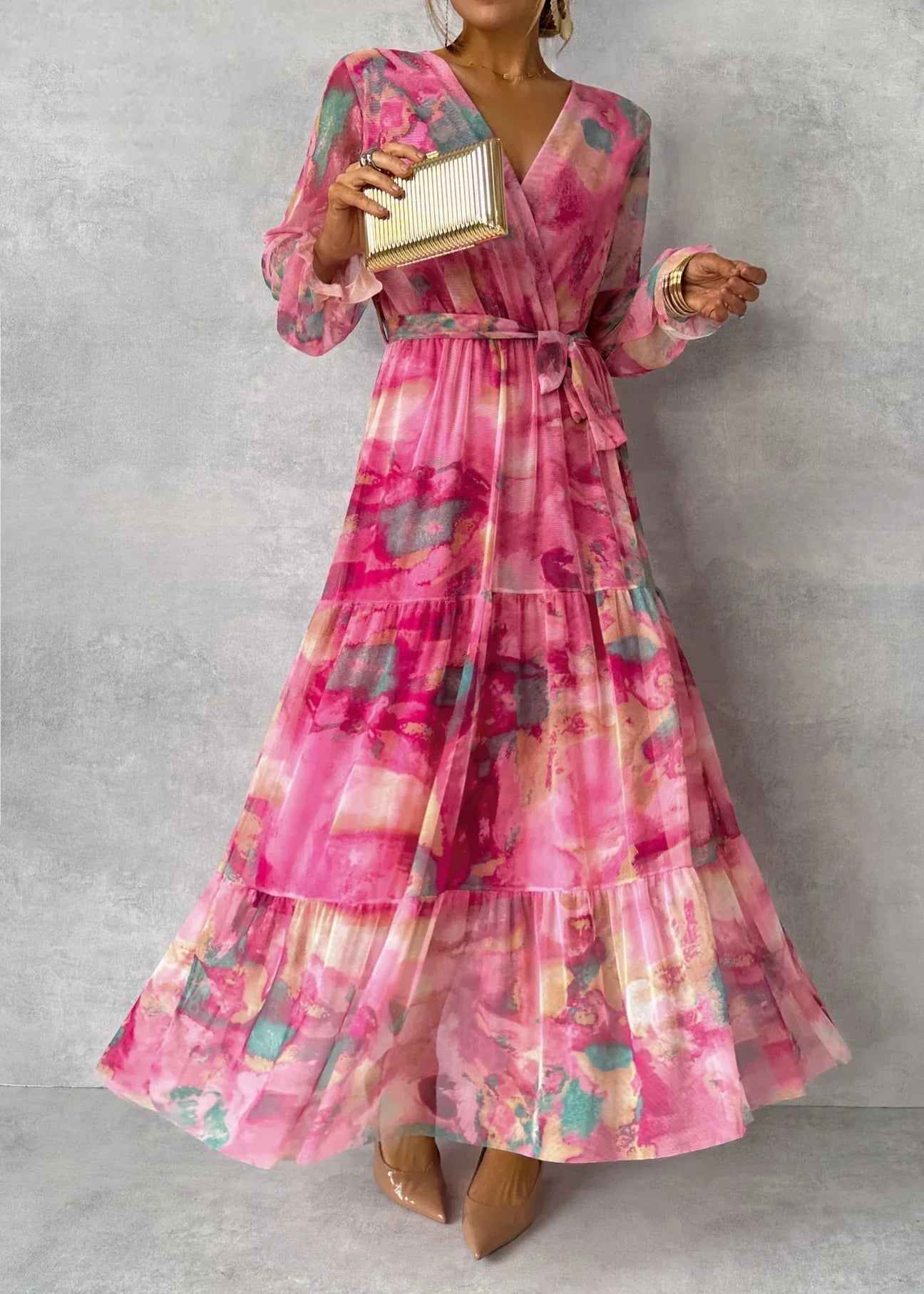 Elance™ | Floral Wrap Dress