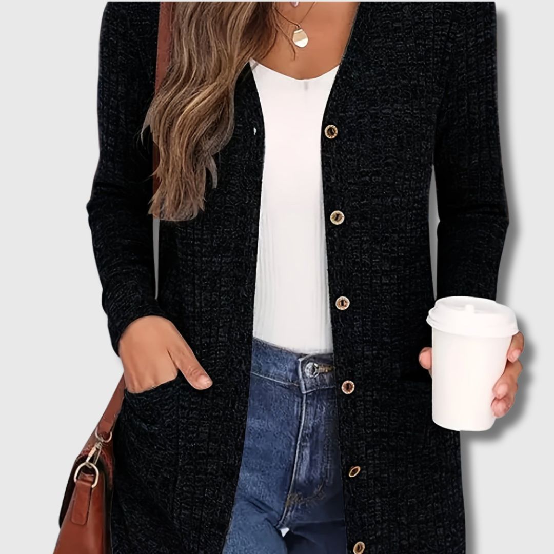 Elance™ | Chic Pocket Cardigan