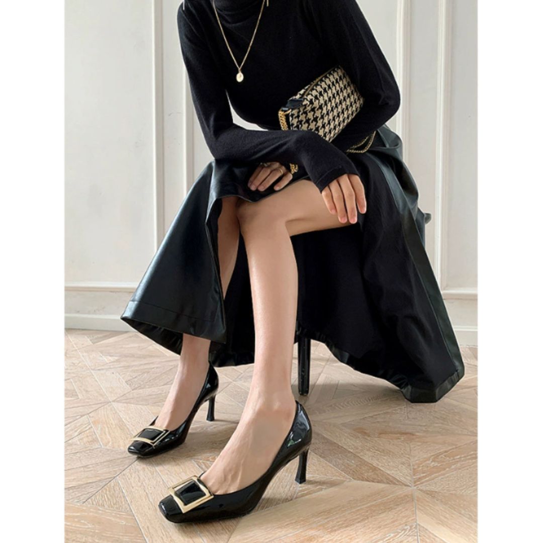 Elance™ | Chic Square Toe Sandals