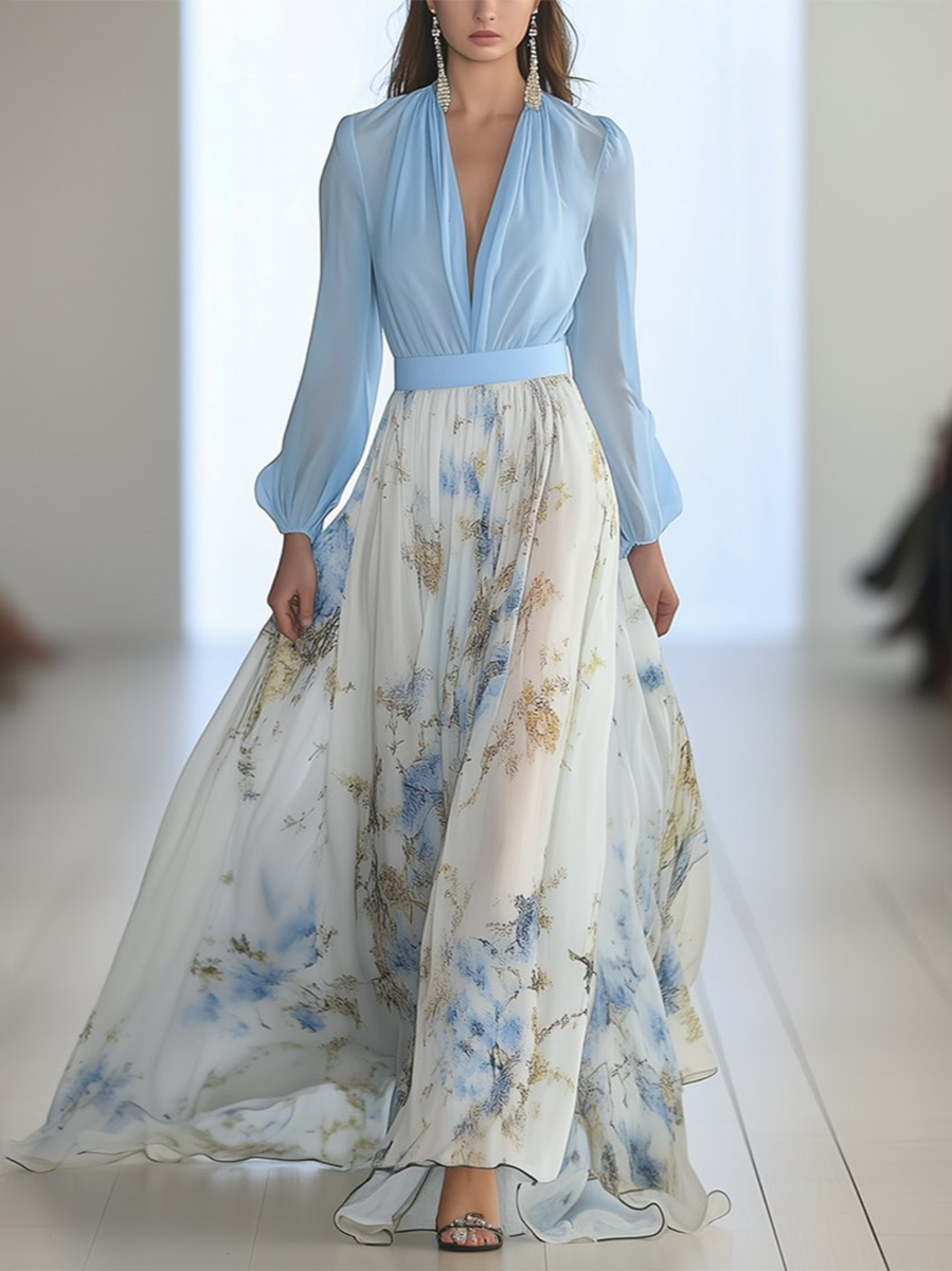 Elance™ | Floral Print Maxi Dress
