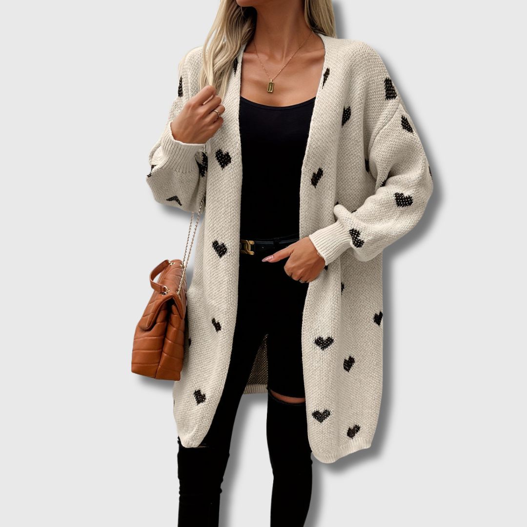 Elance™ | Heart Pattern Cardigan