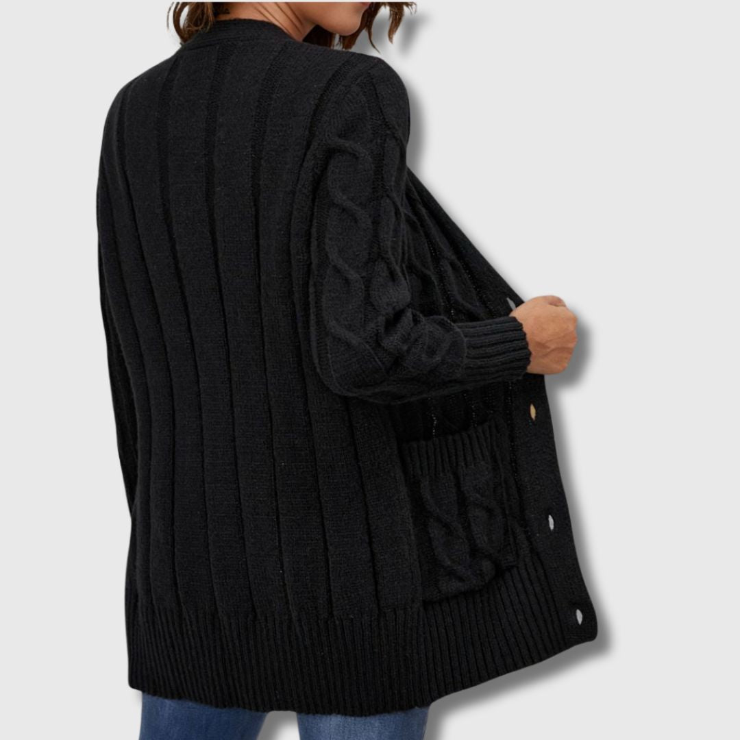 Elance™ | Elegant Twisted Knit Cardigan
