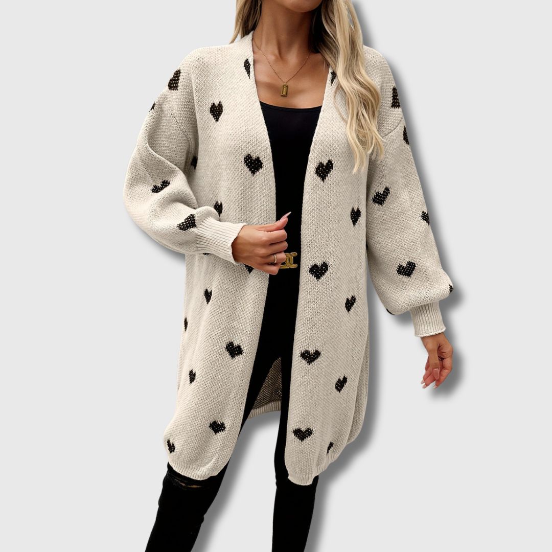 Elance™ | Heart Pattern Cardigan
